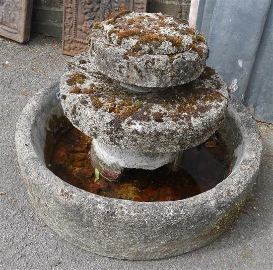 Stone water feature(-)